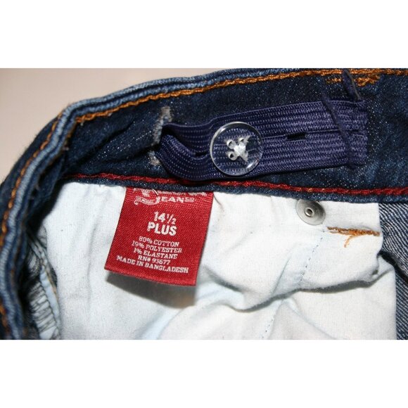 Arizona jeans girls 14 skinny adjustable waist youth 28 x 26 blue - Picture 8 of 9